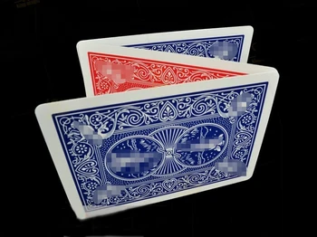 8 Kos Magic Kartic Posebne Sohe Karte Čarobne Trike, Rdeče/Modri, Dvojni Obraz/Nazaj/Prazno, Obraz/Prostor Za Čarovnik Rekviziti 3