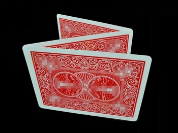 8 Kos Magic Kartic Posebne Sohe Karte Čarobne Trike, Rdeče/Modri, Dvojni Obraz/Nazaj/Prazno, Obraz/Prostor Za Čarovnik Rekviziti 5