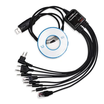 8 V 1 Multi-funkcije USB Kabel za Programiranje s CD Baofeng Walkie Talkie UV5R UV82 za Motorola TYT Kenwood Yaesu HYT Radijsko