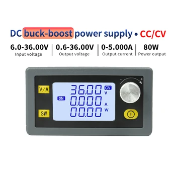 80W/35W DC DC Buck Boost Converter CC CV 6-36V 5A / 5-30V Sončne Energije Modul Nastavljiv Urejena Laboratorijski napajalnik