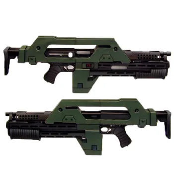 85 cm 3D DIY Papir Model Tujec 3 orožja M41 - pulse puška Papir plovila, Ročno izdelanih Igrač Fant Božično zabavo, Darilo igrače za otroke