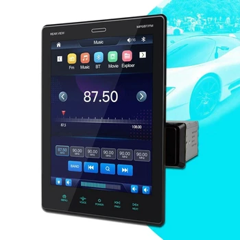 9,5 Palca Carplay HD BT MP5 Predvajalnik Avto FM-Radio, Bluetooth Stereo zaslon na Dotik Navigacije Telefon Ogledalo Povezavo Zaslon 2