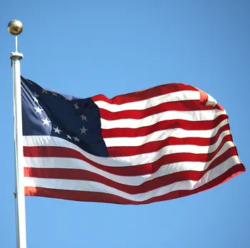 90 x 150 cm Betsy Ross NAS Zgodovina Zastave Krožne 13 Zvezda Zastava Poliester Dvojno Žico in Visoko Kakovost zda Banner NN036 2