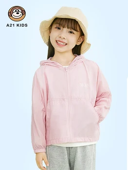 A21 Otroci Oblačila Za Zaščito Pred Soncem Poleti 2022 Najstnikov Moda Tanke Dihanje Športne Jakne Otrok Elastična Vrečasta Sweetshirts 0