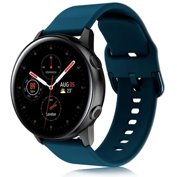 Active2 20 mm Watch Trak Pasu Za Samsung Galaxy Watch Aktivna 2 40 mm 44 Watchbands Manšeta Silikonska zapestnica Šport