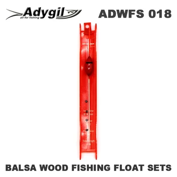 Adygil Balsa Lesa Ribolov Float Določa ADWFS 018 Plavanje 0,5 g Dolžina Črte 60 cm Trnek Velikosti #16 5pcs/veliko
