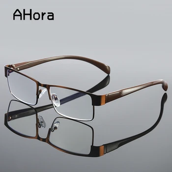 Ahora 2020 New Metal Poslovnih Branje Presbyopic Očala Moški Modni Anti Blue Ray Računalnik Očala za Presbyopia +1.0 +4