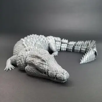 Akcijska Figura Model 3D Tiskanja Realne Krokodili Obliko Akcijskega Slika Dekor Premično Spojen Dejanje Slika Dekor Darila dom dekor 2