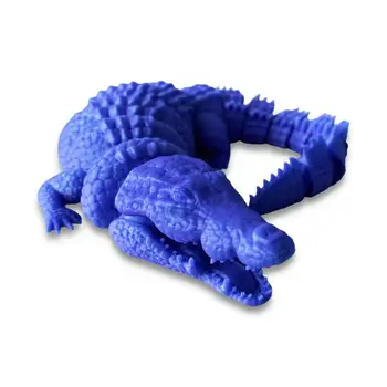Akcijska Figura Model 3D Tiskanja Realne Krokodili Obliko Akcijskega Slika Dekor Premično Spojen Dejanje Slika Dekor Darila dom dekor 4