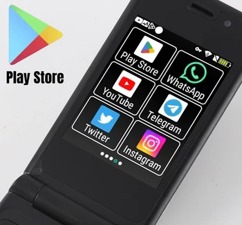Ameriški Model 4G Android 8 MTK 6739, Zaslon na Dotik, Filp Pametni Telefon, Wifi Za 2,8 Palčni 1GB + 8GB 3
