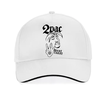 Ameriški Ripper Tupac 2pac Baseball skp Shakur Rapper klobuk Poletje Rap 2pac klobuki za Najstnike Unisex oče Klobuk vrnitev žoge skp 0