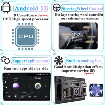 Android 12 Za Mercedes Benz, Smart Fortwo 3 C453 A453 W453 2014 - 2020 Večpredstavnostna Avto Monitor GPS Navigacijo Video Stereo Radio 1