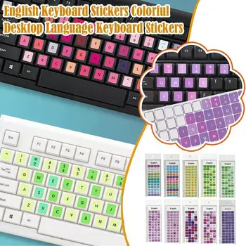 Angleško Tipkovnico, Nalepke Angleško Tipkovnico, Nalepke, Nalepke Namizne Pokrov Računalnika Prenosnik Barve Keycaps Keycap Nalepke Maka 0