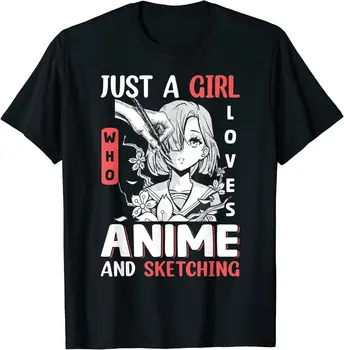Anime In Risal, Samo Dekle, Ki Ljubi Anime Darila Teen T-Shirt