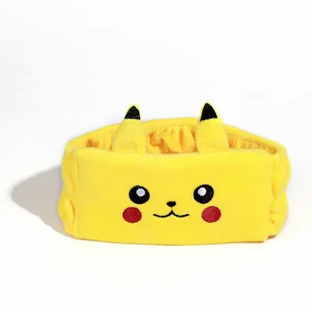 Anime Pokemon Risanke srčkan pikachu lutka glavo Las pasu posnetek lase obroč headdress Kawaii girly darilo igrača 1