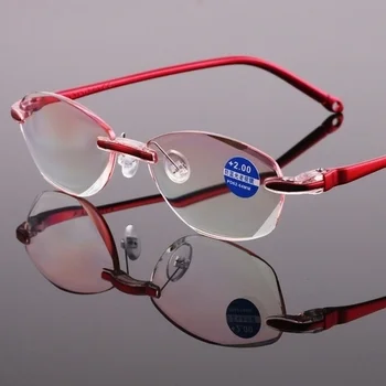 Anti Modra Svetloba Obravnavi Očala Presbyopia Pomnilnik Daljnovidnost Brez Okvirjev Lupo Eyeswear Rimless +1.0+1.5+2.0+2.5+3.0+3.5+4.0