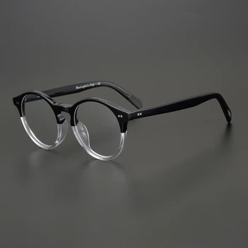 Anti modri žarki računalnik Očala ov5241 Očala Retro Okrogle Očala blagovne Znamke Ženske Očala Modni Moški Optičnih očal okvir