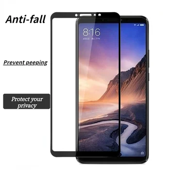 Anti-peep Kaljeno Steklo Zaščito Film Za Xiaomi Mi 11 11i 10 10T 9 9 8 MP Pro Lite CC9 POCO X2 X3 NFC M3 F3 Zasebnosti Telefon Film