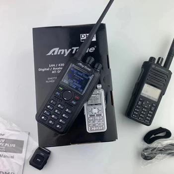 Anytone Ham Radio NA-UV878 Plus Bluetooth, Združljiva PG GPS APRS Dual Band VHF/UHF DMR Digitalno Analogni Walkie Talkies