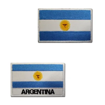 Argentina Zastavo Obliž Vezenje Kavljem in Zanke Obliži Svetu Zastavo Značko Taktično Poglavje Oblačila Vrečko Klobuk Nahrbtnik Dodatki