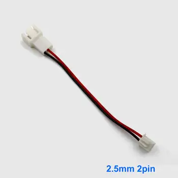 ARSYLID Pretvorbo Kabel 2pcs/veliko 4pin 2 Pin 2,0 mm 2,5 mm Adapter 12V Hladilnik za VGA Hladilni Ventilator za napajalnik Mini 2pin