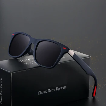 ASUOP 2019 Novih Moških Polarizirajočega sončna Očala Mednarodno blagovno Znamko Design Classic Žensk Kvadratnih Očala Vožnje UV400 Očala