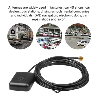 Avto GPS Antena SMA Priključek 300 cm Kabel GPS Sprejemnikom Auto Antenski Adapter za DVD Navigacija določanje Položaja Avtomobilski Pribor 3