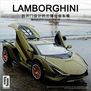 Avto Model 1/32 Lamborghini-SIAN Zlitine Športni Avto Limited Edition Kovinski Modela Avtomobila otroška Igrača Avto Igrača Darilo Za Fanta 1
