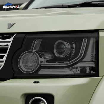 Avtomobilski Žarometi Odtenek Dimno Črna Zaščitna folija Pregleden TPU Nalepke Za Land Rover Discovery 4 LR4 2009-2016 Dodatki