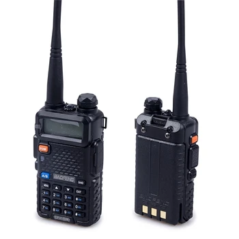 Baofeng uv-5r walkie talkie Baofeng Dolgo Območje UKV-Two-way radio 5W Ročni Ham 128CH Wireless set 무전기 2