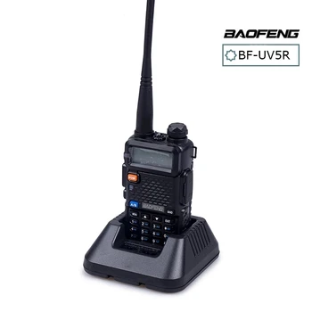 Baofeng uv-5r walkie talkie Baofeng Dolgo Območje UKV-Two-way radio 5W Ročni Ham 128CH Wireless set 무전기 4