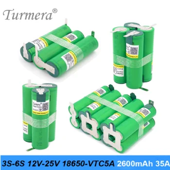 Baterije 3S 12V 4S, in sicer za 16,8 V 5S 21V 6S 25V VTC5A 18650 NAS VTC5A 2600mAh Baterija 35A za 18V Izvijač Baterije Prilagodite Turmer