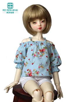 BJD lutka obleko 43--45 cm Sferične skupno lutka 1/4 BJD MSD Moda suspender srajco, denim hlače