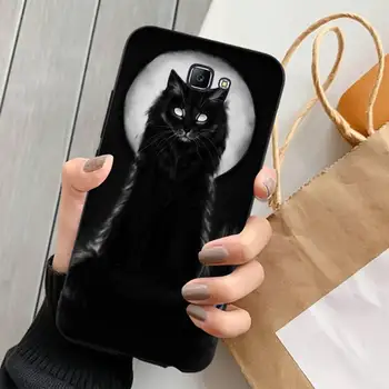 Black Cat Strmi Oko Primeru Telefon za Samsung A51 A30s A52 A71 A12 za Huawei Honor 10i za NASPROTNEGA vivo Y11 pokrov 2