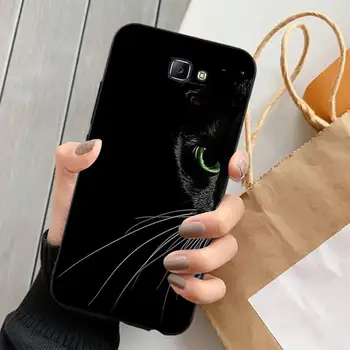 Black Cat Strmi Oko Primeru Telefon za Samsung A51 A30s A52 A71 A12 za Huawei Honor 10i za NASPROTNEGA vivo Y11 pokrov 3