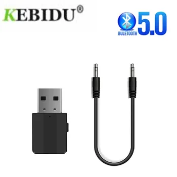 Bluetooth 5.0 Adapter USB Oddajnik TV Sprejemnik 2 V 1 Brezžične Kartice Za PC Komplet s Tipko Preklapljate