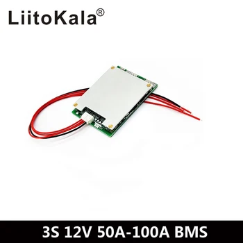 BMS 3S 100A 12V Li-ion, Litij-18650 Baterijo zaščito vezja Paketi PCB Board Bilance Integriranih Vezij Visoke praznilne