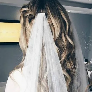 Boho Poroka Poročni Veildraped bohemian veils prsta kapela boho poročni veil velos de novia 2019