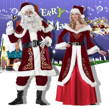 Božič Cosplay Kostume 2022 Pozimi Antilop Santa Claus Svoboden Mehko, Toplo Obleko Maškarada Presenečenje Stranka, Cosplay Kostum
