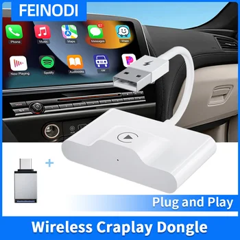Brezžični CarPlay vmesnik za Apple/Andriod Brezžični Auto USB Avto Ključ iPhone Bluetooth Carplay Pretvori Žični Brezžični