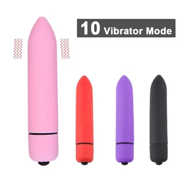 Bullet Vibrator za Ženske Massager Mini Vibracijska 10 Hitrost Vibracije G Spot Intimno Blaga Klitoris Simulator Vagina Seks Igrače