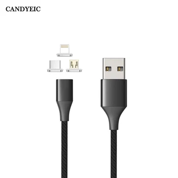 CANDYEIC USB Tip-C Magnetno Kabel za Samsung GALAXY Krat A80 A70 A60 A40S S10 S20 Plus Magnetni Telefonske Žice USB C Hitro Polnjenje