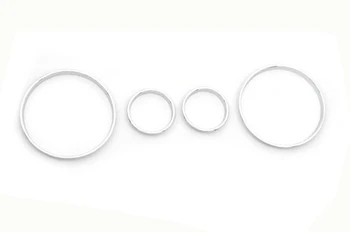 Chrome Styling nadzorni Plošči Merilnik Ring Set za BMW E38 E39 E53