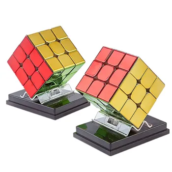 Ciklon Fant Galvanizacijo Proces Magnetne 3x3 Magic Cube Strokovno Hitrost Kocka Cubo Magico Puzzle Igrače Za Otroke, Nemiren