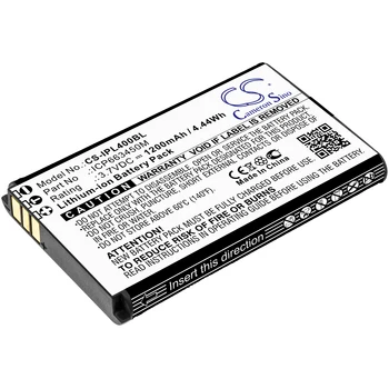 CS črtne kode Skener Baterija za Neskončno perifernih naprav Linea Pro 4 Ustreza ICP663450M 1200mAh/4.44 Wh CS-IPL400BL Li-ion 3.70 V