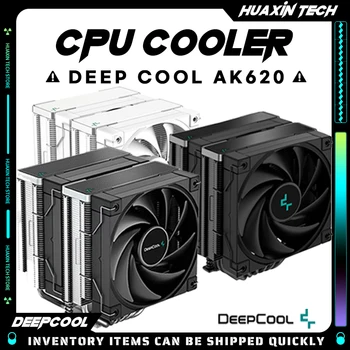 DEEPCOOL AK620 Črna/Bela CPU Hladilnik 6 Heatpipes Twin Towers Radiator Za Intel 12. Generacija LGA1700 2011 115X 1200 AM4