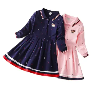 Dekleta Obleko 2022 Jesensko Zimske Obleke Za Otroke, Otroci Princesa Obleko Kostume College Veter Šoli Najstnik Oblačila 3-12years