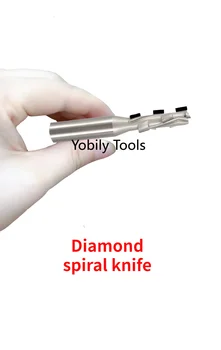 Diamantno Orodje Lesnoobdelovalnih Spirala Nož CNC Graviranje Diamond PCD Carving Nož 0