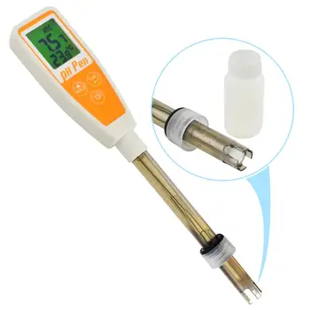 Digitalno Pero vrste pH, Temperatura Vode, Kakovost Tester 12 cm, Sonda Self Kalibracijo Dolgo Cev IP65 One Touch Hydroponics Meter