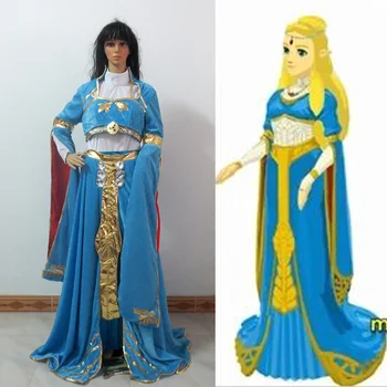 Dih Divje Zelda Cosplay Kostum Halloween Uniform po Meri Izdelane poljubne Velikosti
